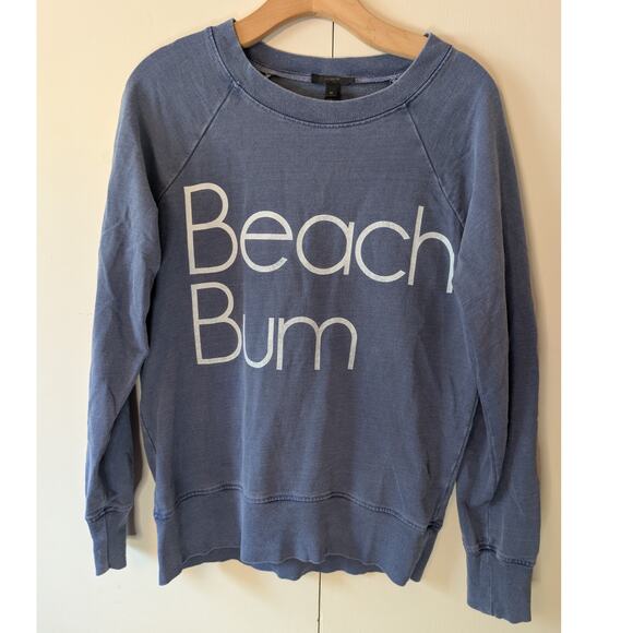 J. Crew Blue Sun Washed Beach Bum Sweater - Picture 1 of 12